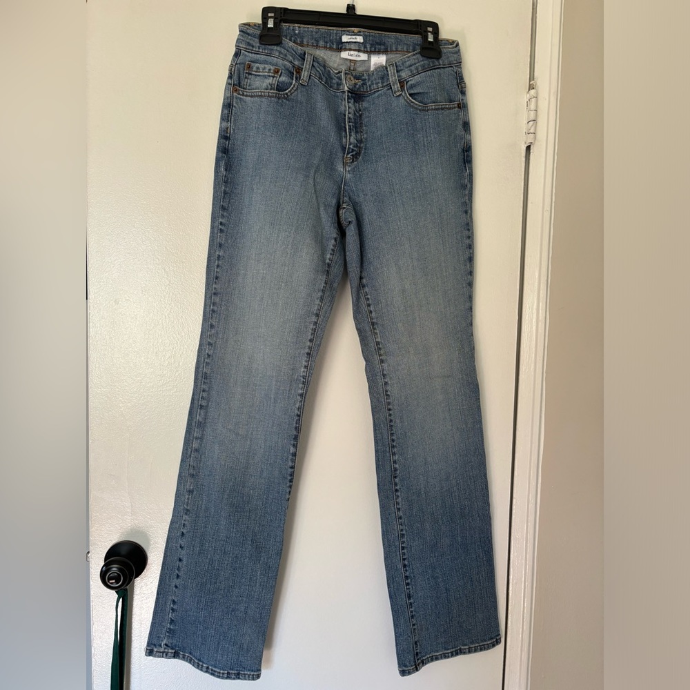 Liz & Co Stretch Bootcut Blue Jeans Women’s 8 •NWOT